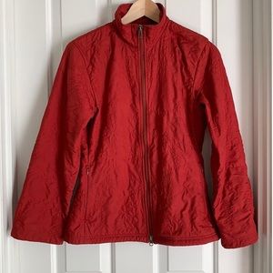 Patagonia water girl fleece lined embroidered coat